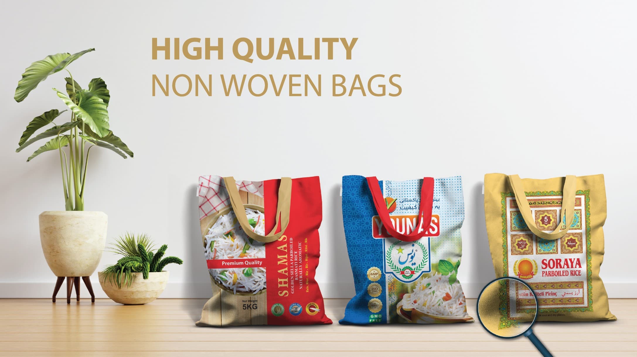 KB Printers high quality non-woven bags