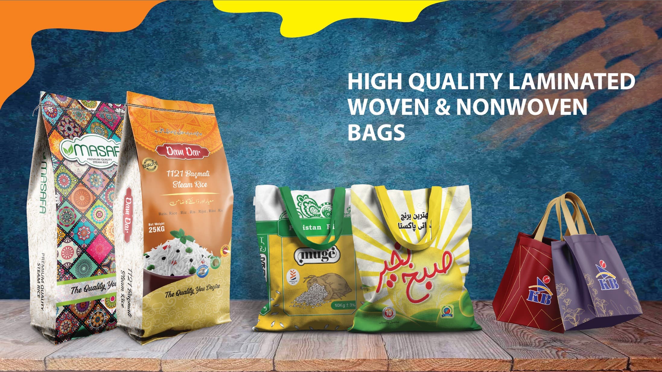 KB Printers woven and non-woven bags