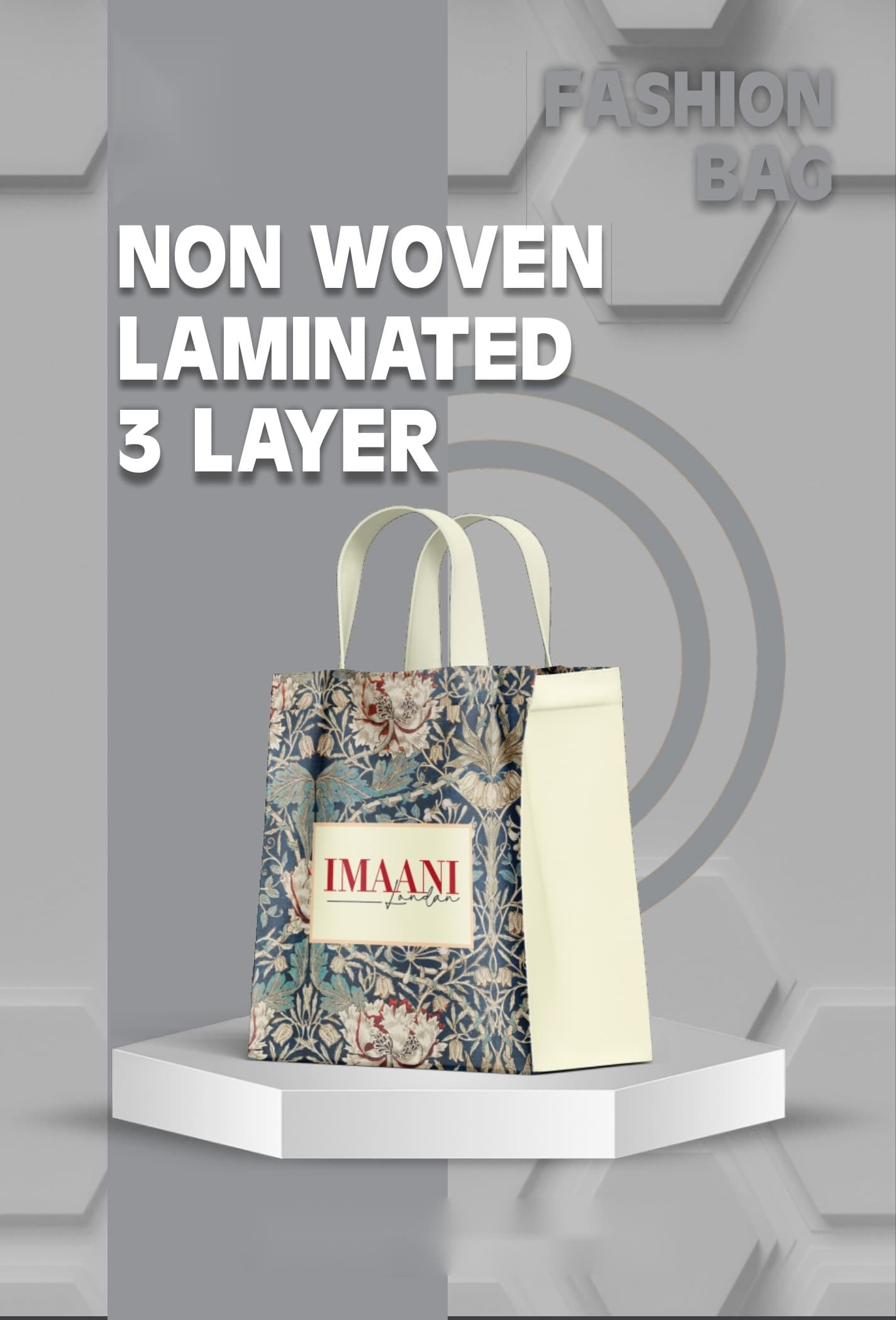 Non-Woven Laminated Fashion Bag – 3 Layer